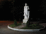 Памятник А.П. Чехову ночью